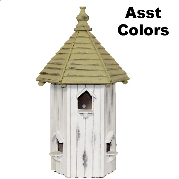 4B112L Hex Birdhouse Lg
