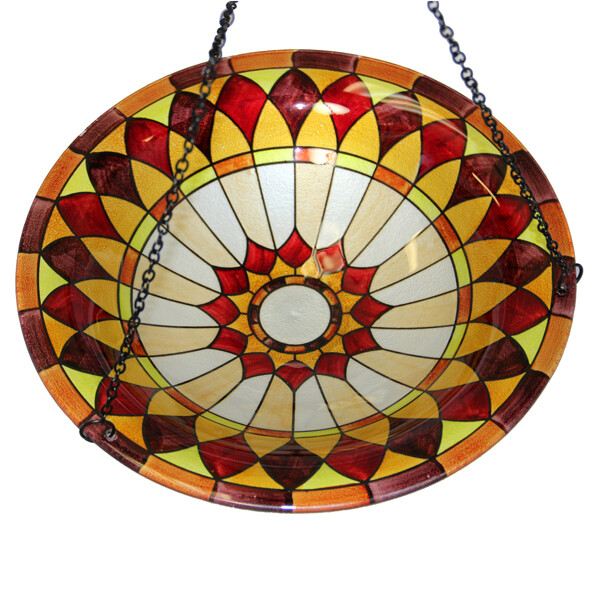 4B924 Tiffany Bird Bath/Feeder