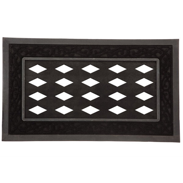 DO173 Black Scroll Sassafras Base Mat