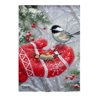 DO245G Chickadee Garden Flag