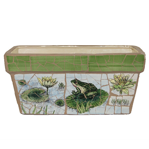GP220RL Frog Rectangle Pot Lg