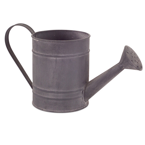GP266 Grey Watering Can, Style: Open Top