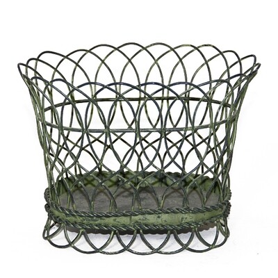 GP295 Green Wire Basket