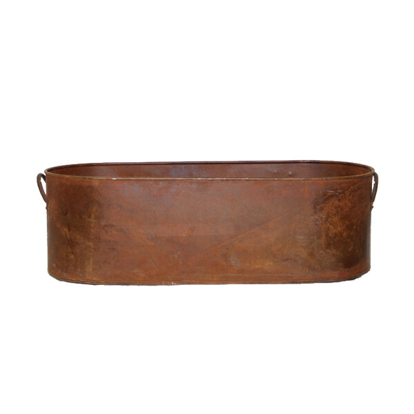 GP298P Rust Oval Planter Sm