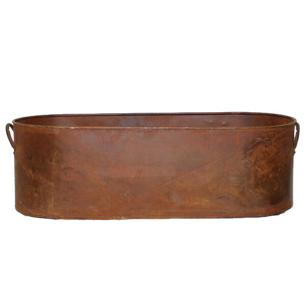 GP298L Rust Oval Planter Lg