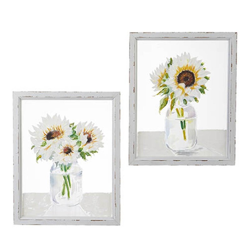 TG066 White Sunflowers