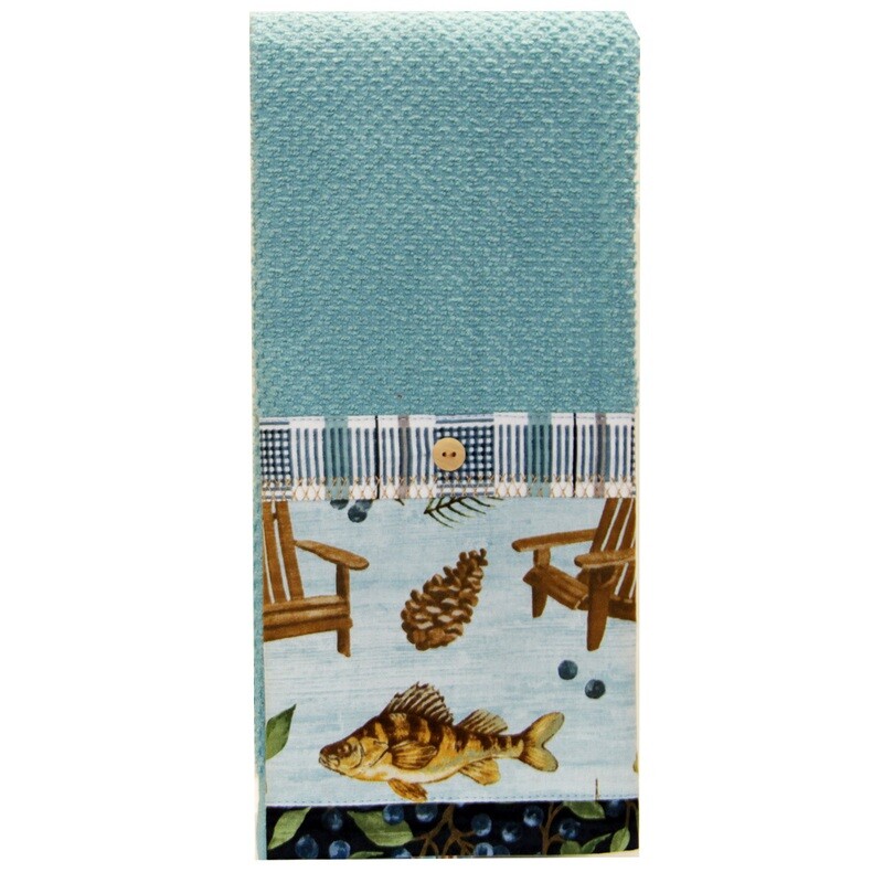 KL848T Blueberry Lake Hand Towel