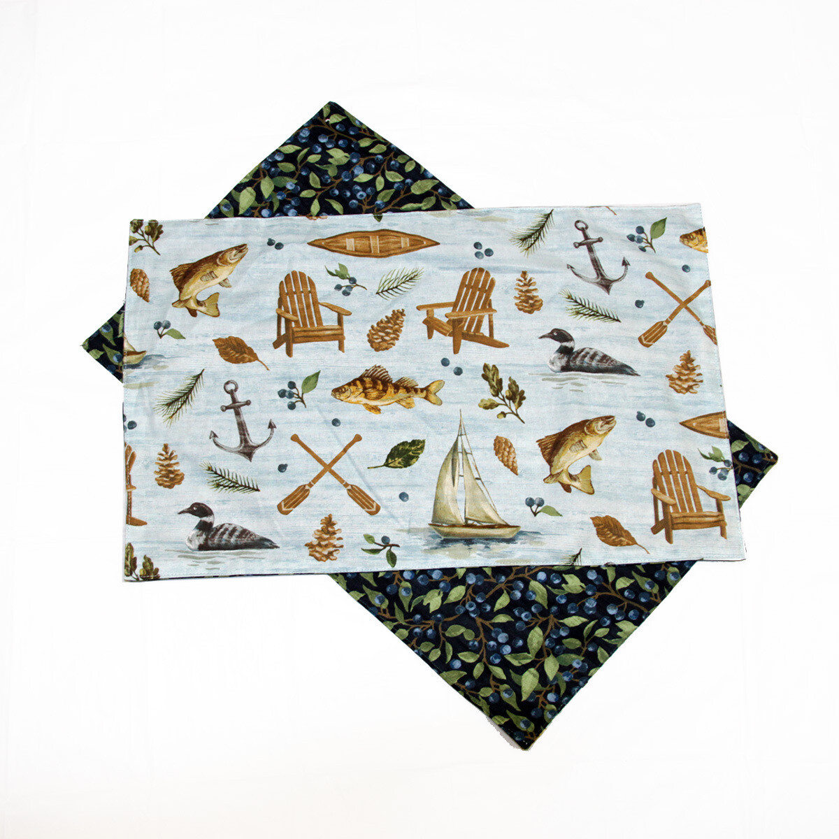 KL848M Blueberry Lake Placemat