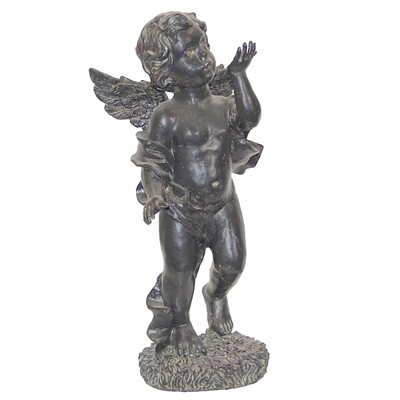GA3680 Ebony Cherub Standing Angel