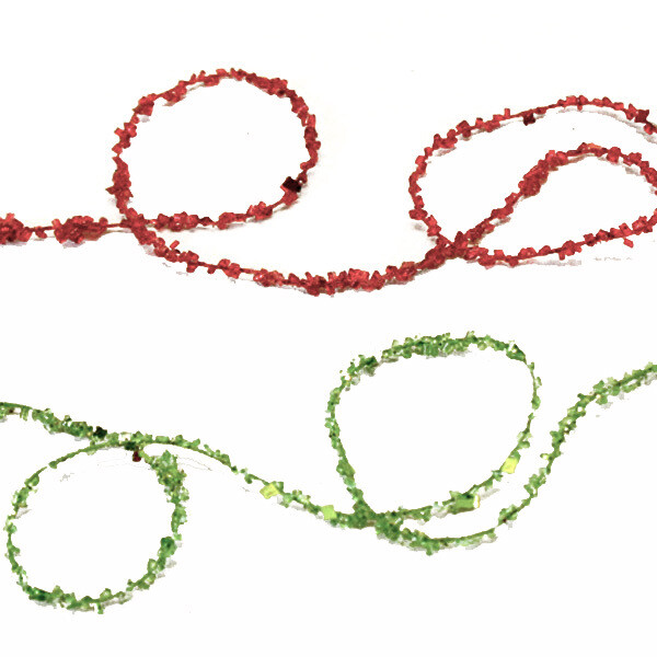 CA967 Red Glitzy Garland