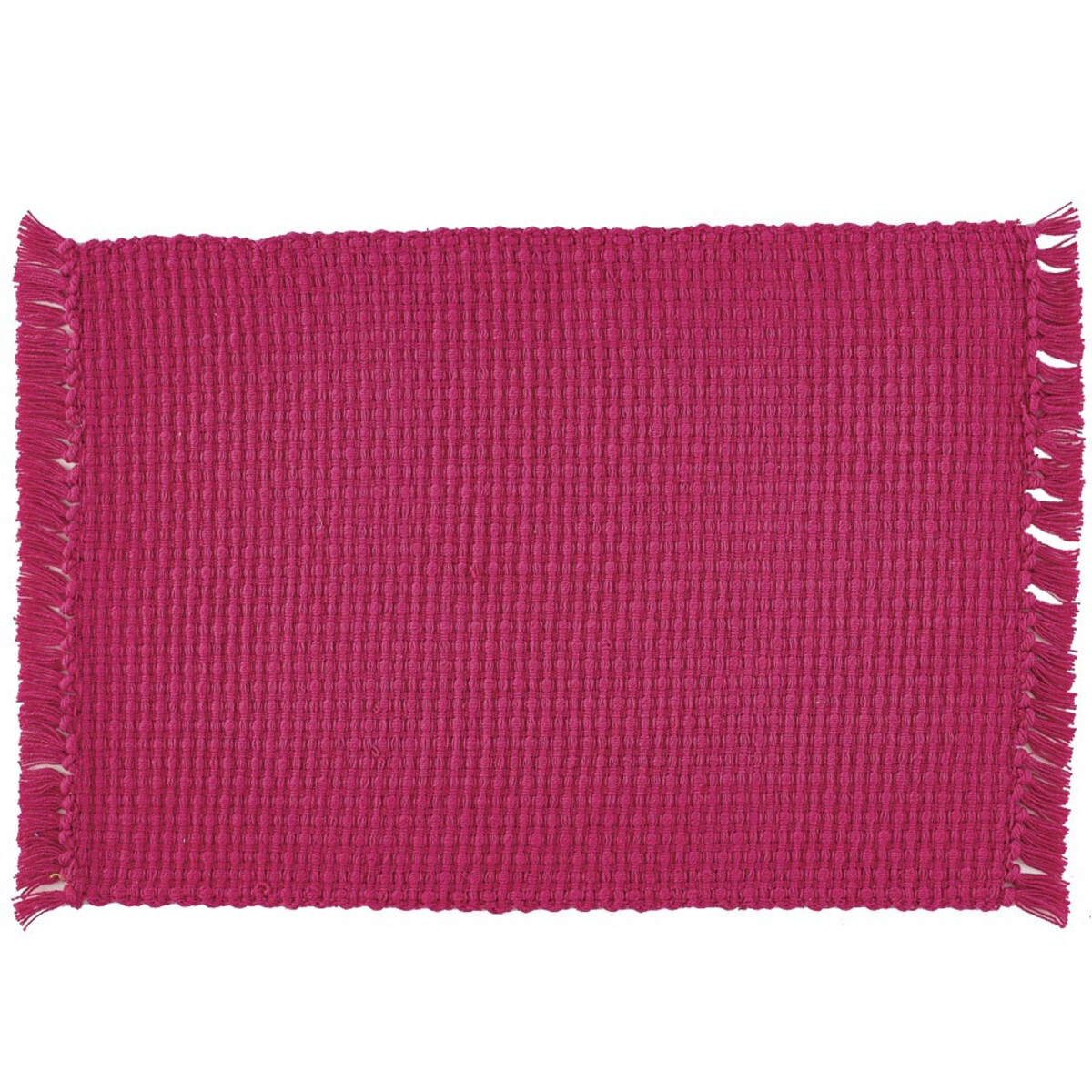 BI449M Bright Pink Woven Mat