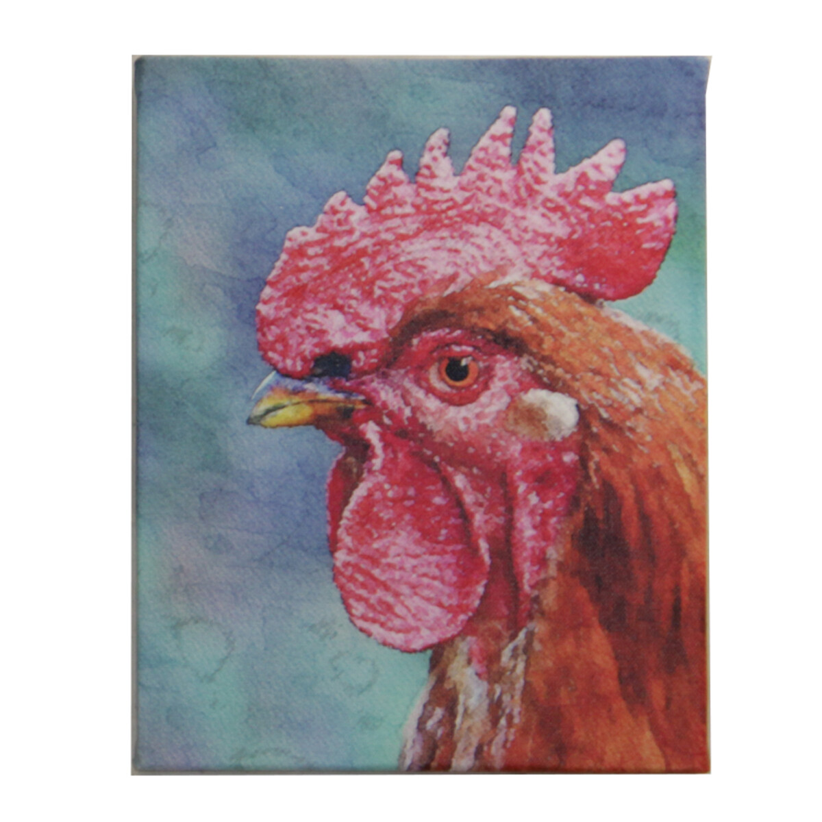 CV323 Rooster and Hen Canvas, Style: Roost