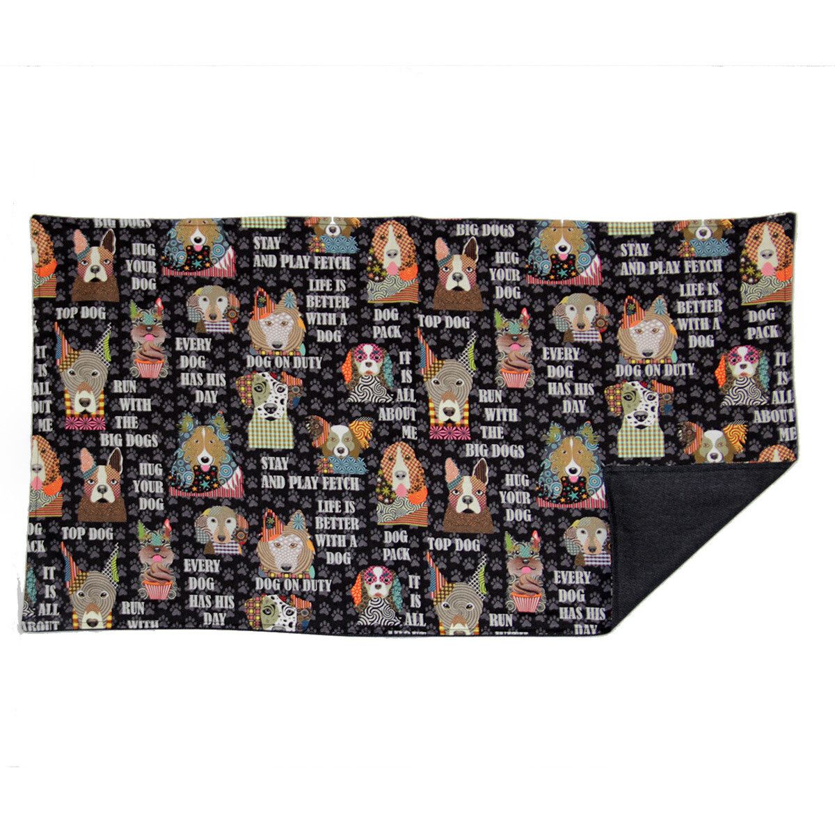 KL850M Patch Work Pup Place Mat
