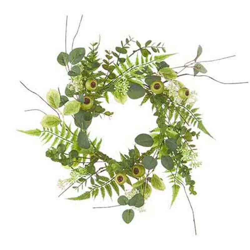 1B214W Fern Wreath
