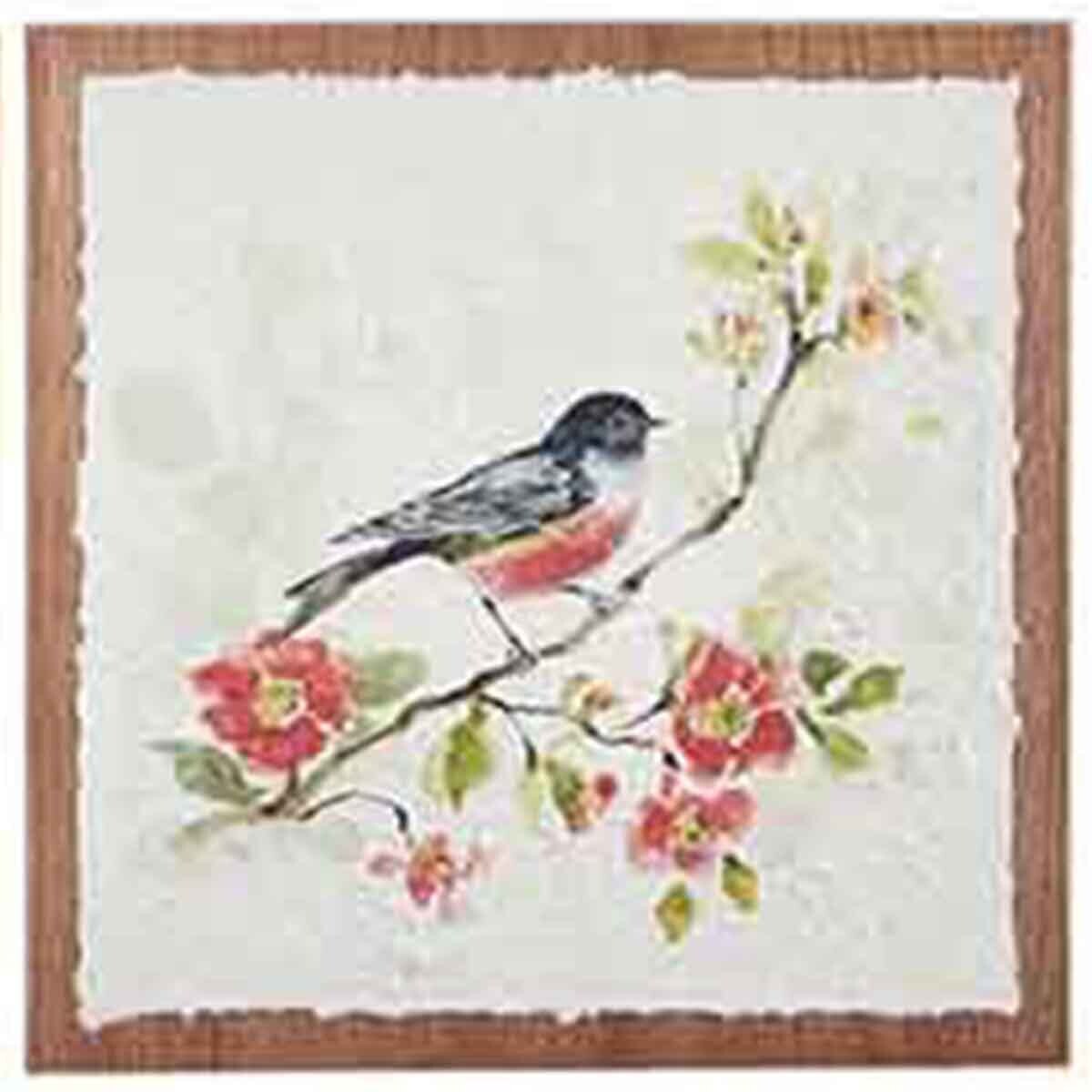 WA258 Watercolor Birds on Paper, Style: LRob
