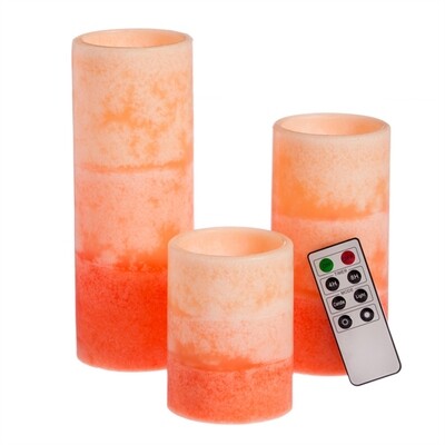 CA176 Coral Battery Operated Candle