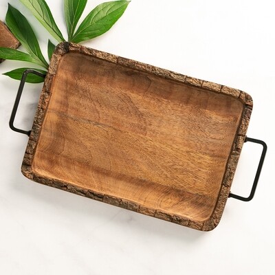 PL900T Live Edge Wooden Tray