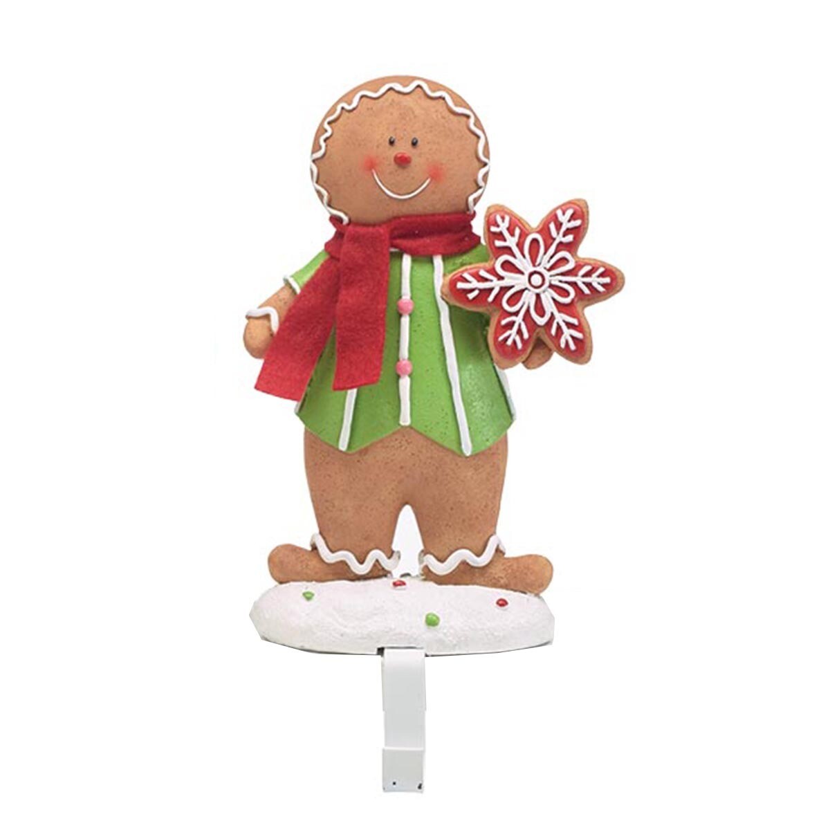 XJ354 Gingerbread Stocking Holder, Style: By