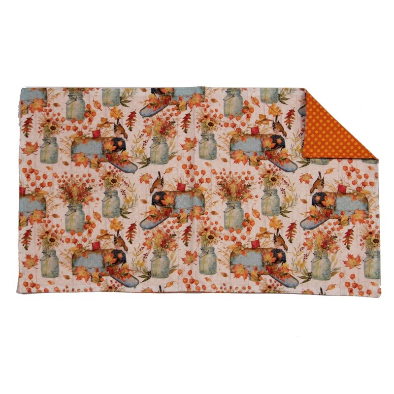 KL863M Fall Mailbox Place Mat