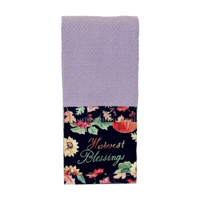 KL860T Harvest Leaves Towel