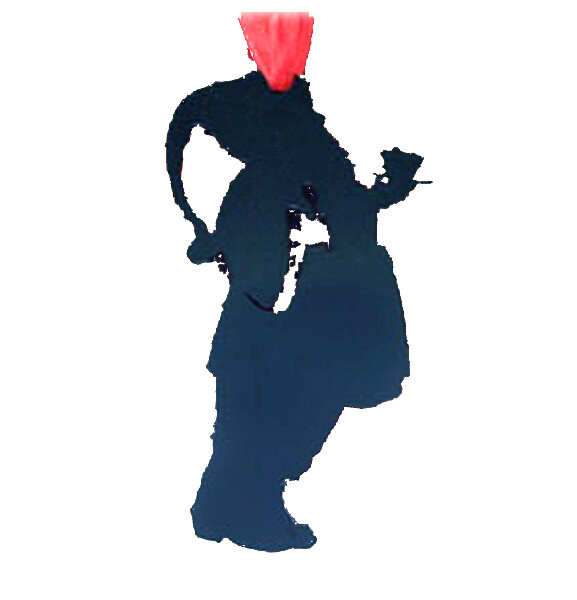 XO218 Silhouette Santa with Mug