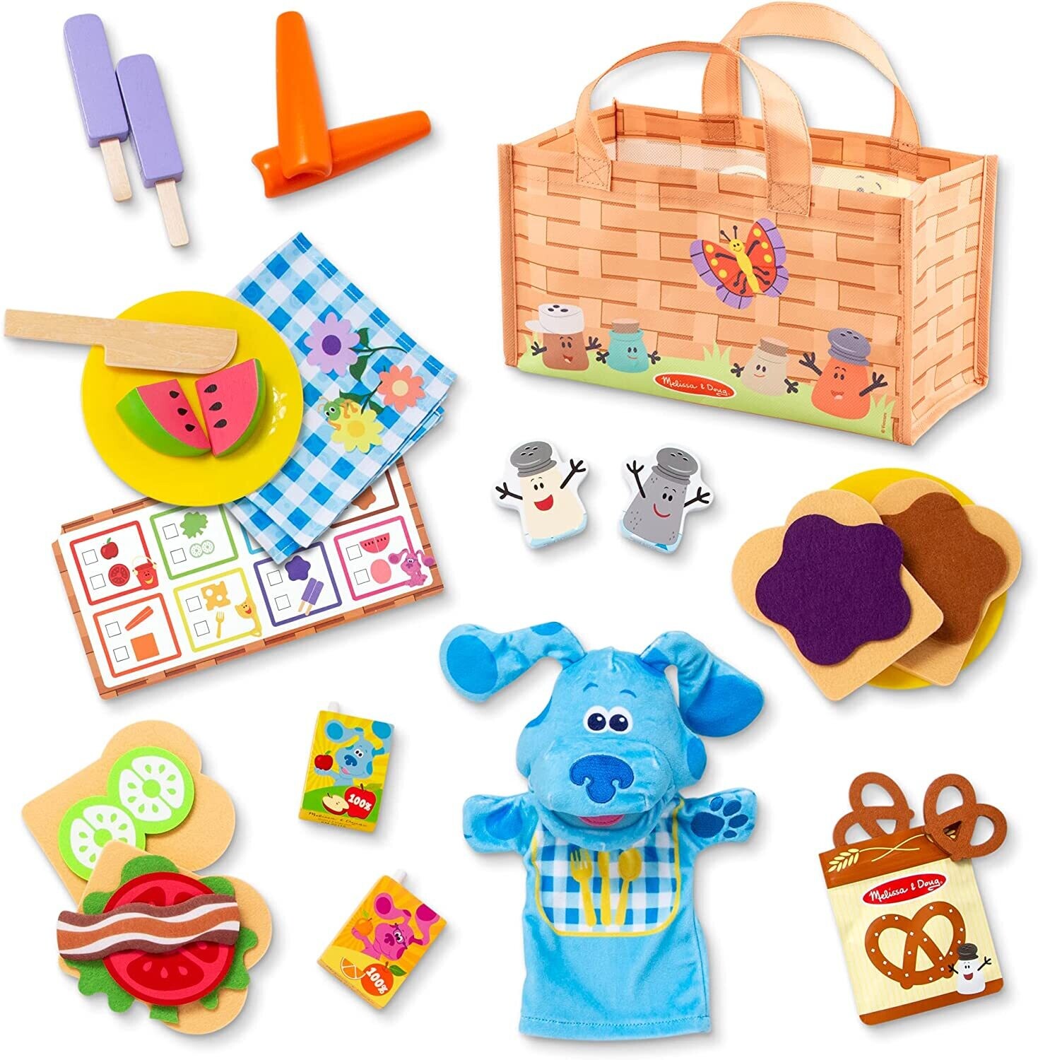 NL280 Picnic Set with Blue Puppet