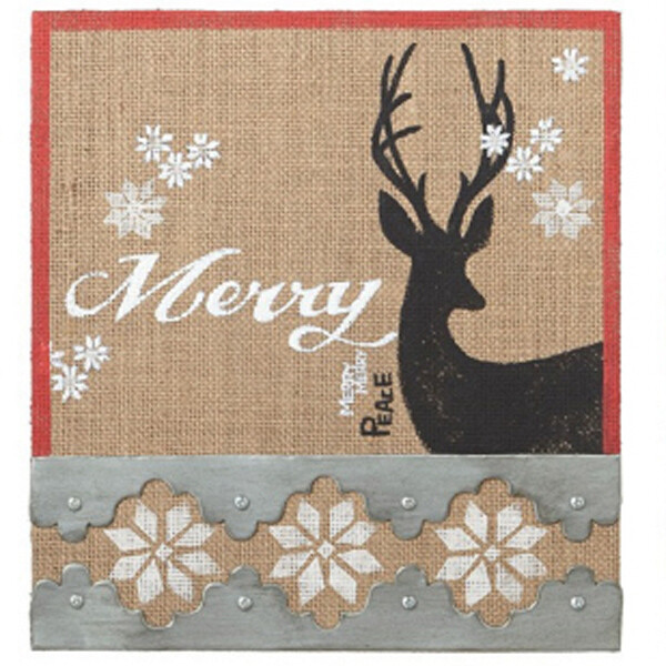 XS212 Burlap Metal Merry