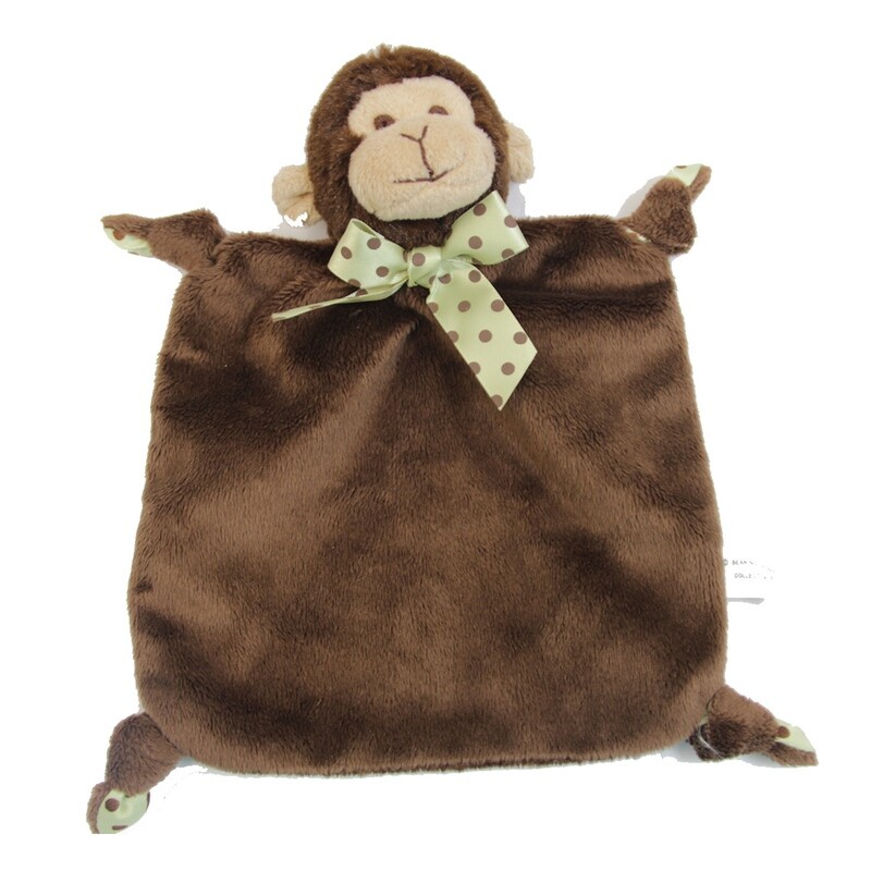 NL576M Monkey Mini Tag Blanky