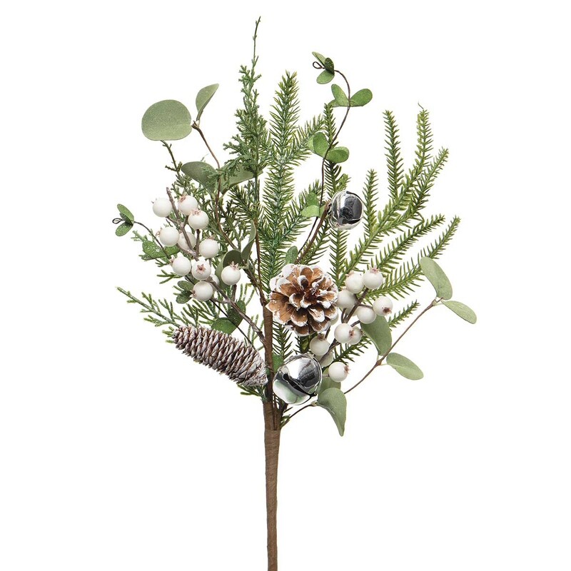 1BW297BP Winter White Berries Pick