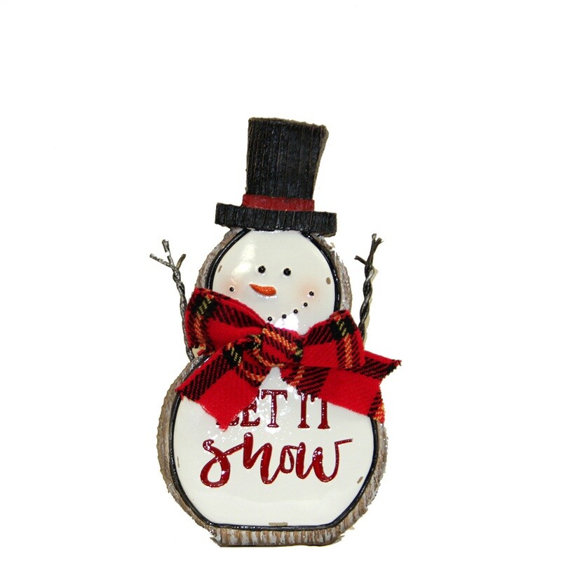 XU435 Enameled Snowman