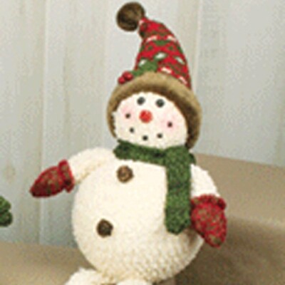 XU374 Med Nubby Tubby Snowman w/ Legs