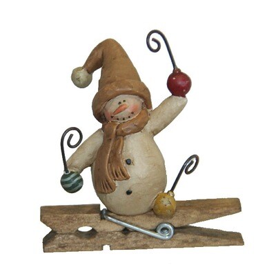 XO434 Juggling Snowman Clip