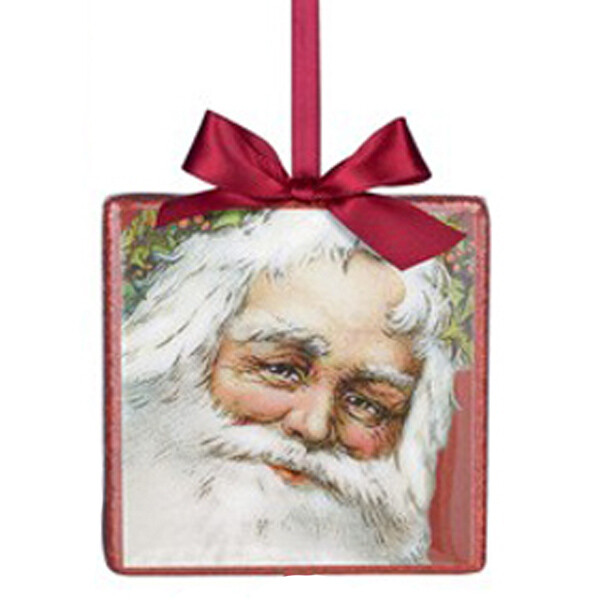 XO499 Old Santa Ornament