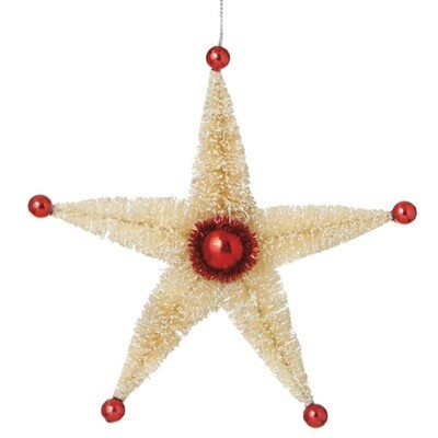 XO519 Bottlebrush Star Ornament