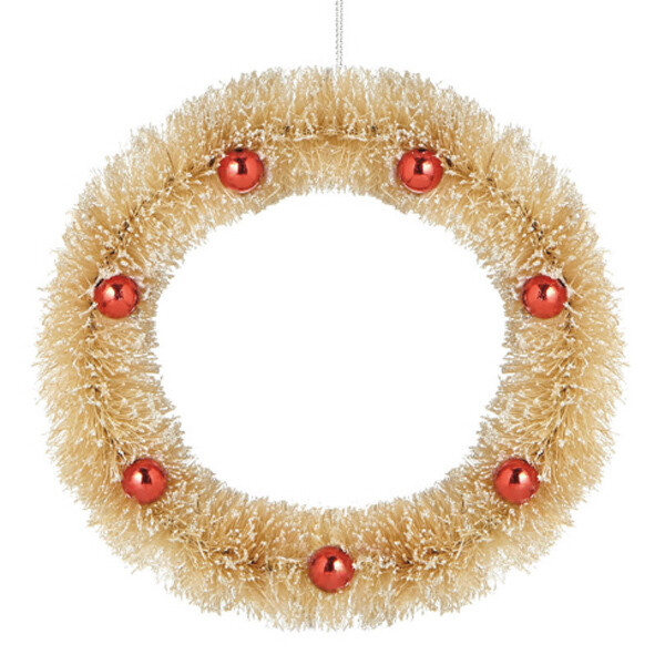 XO520  Bottlebrush Circle Ornament