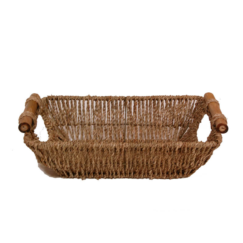 BC409 Sea Grass Handled Basket