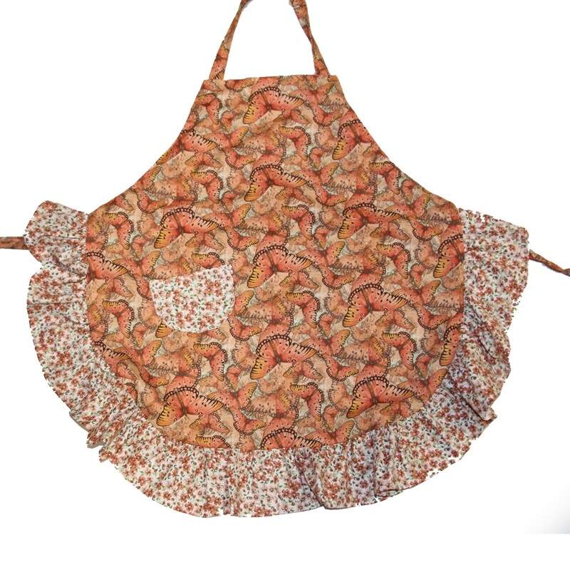 KL816 Ruffled Kids Apron