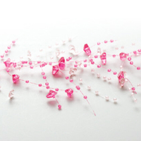 CA915 Pink Bead Garland