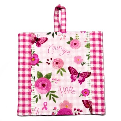 KL844H Pink Butterfly Hot Pad