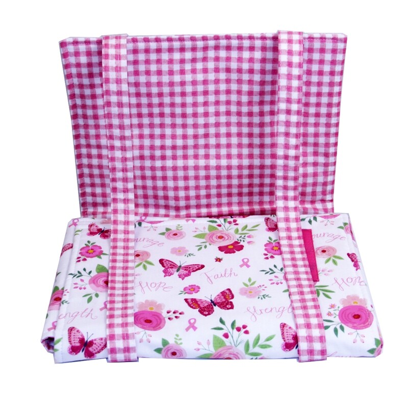 KL844CC Pink Butterfly Casserole Carrier