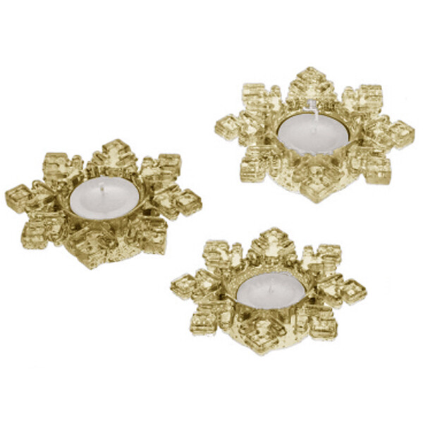 XL128 Snowflake Tea Light Set
