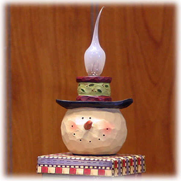XL178 Snowman Head Electric Lamp