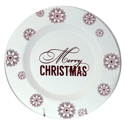 XP01 Merry Christmas Wood Plate