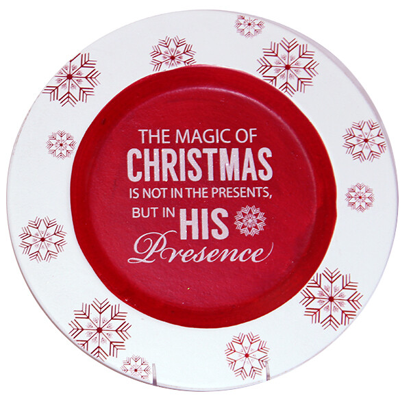 XP02 Magic of Christmas Wood Plate