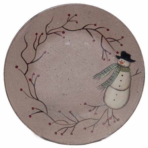 XP08 Snowberry Snowman Plate