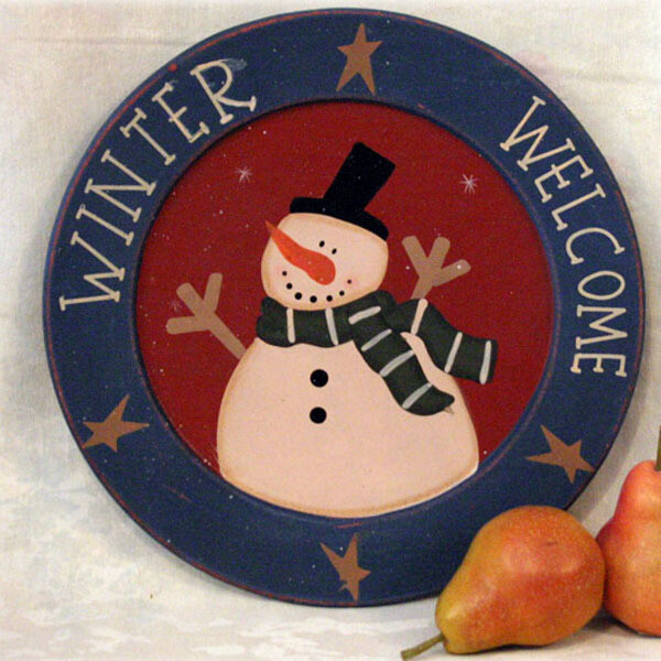 XP34 Winter Welcome Round Platter