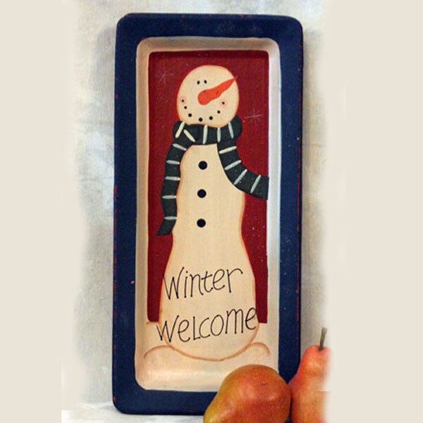 XP33 Winter Welcome Rectangle Platter
