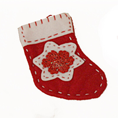XQ189 Kringleberry Snowflake Stocking