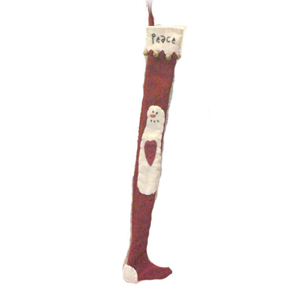 XQ222 Slim Felt Sock Snow