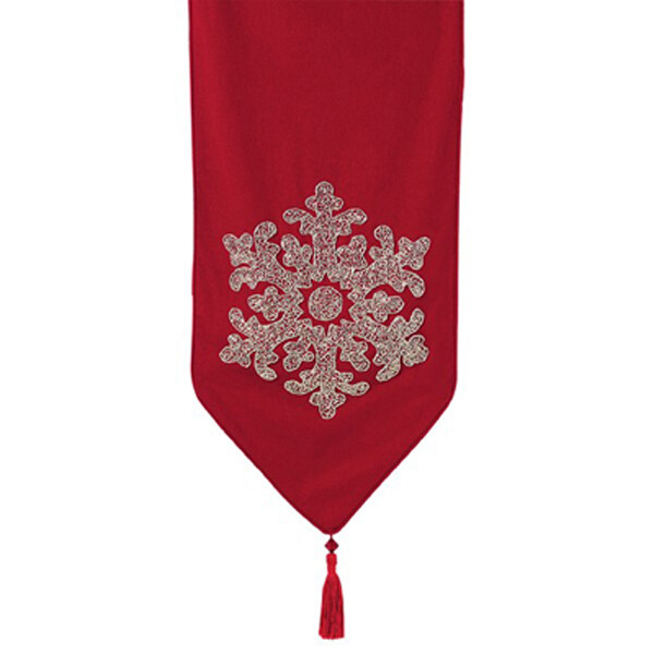XQ287 Snowflake Beaded Runner